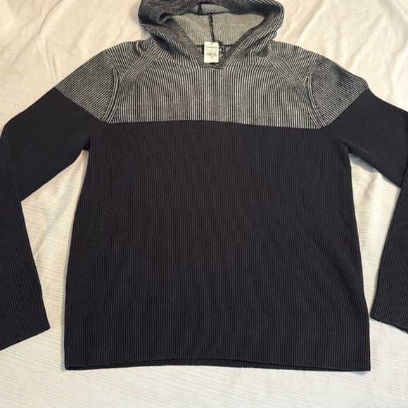 Express Charcoal and Black Knit Sweater - Picture 1 of 6